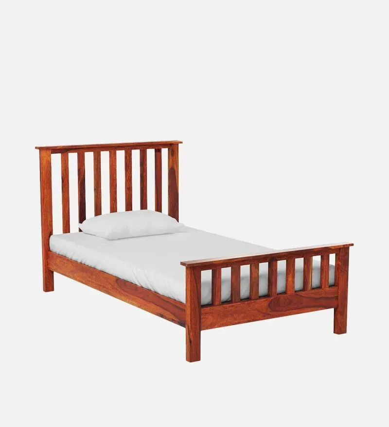 Abbey Sheesham Wood Single Bed In Honey Oak Finish.jpg3.webp