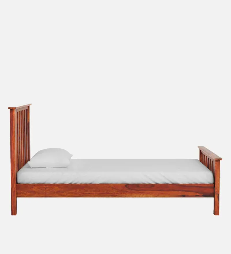 Abbey Sheesham Wood Single Bed In Honey Oak Finish.jpg4.webp