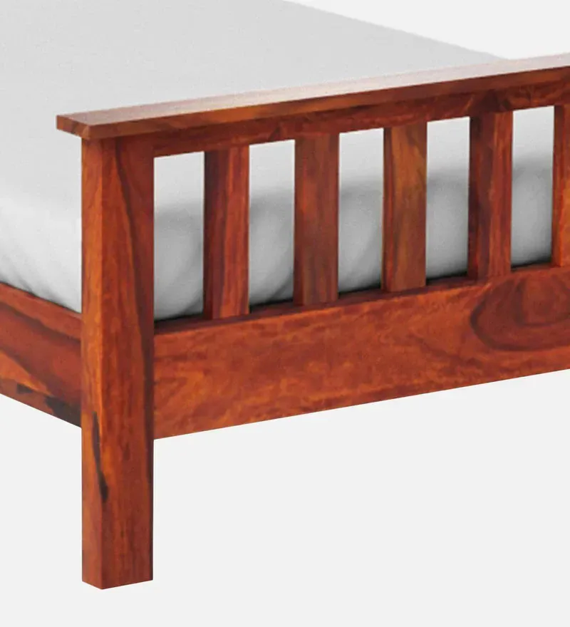 Abbey Sheesham Wood Single Bed In Honey Oak Finish.jpg7.webp