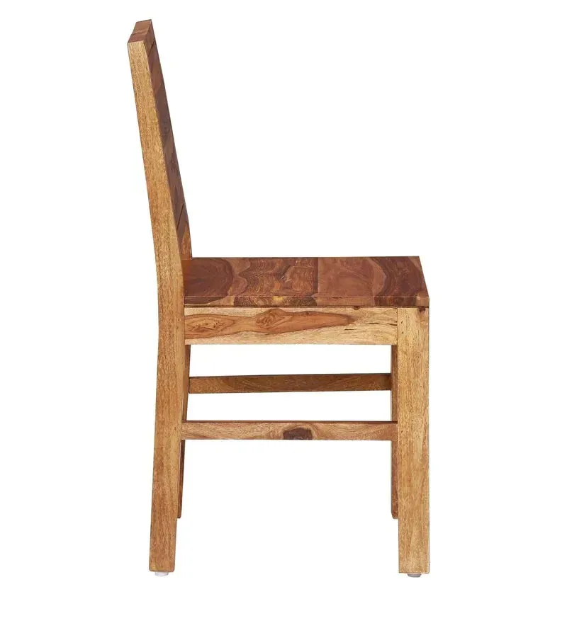 Acropolis Sheesham Wood Dining Chair In Rustic Teak Finish (Set Of 2).jpg3.webp