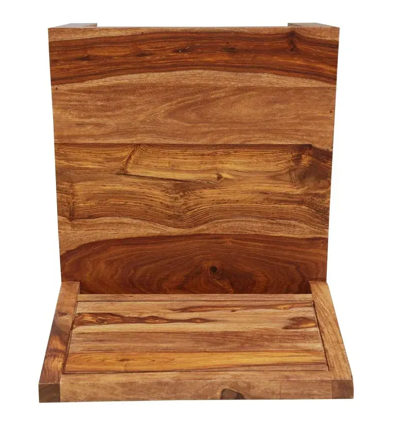 Acropolis Sheesham Wood Dining Chair In Rustic Teak Finish (Set Of 2).jpg6.webp