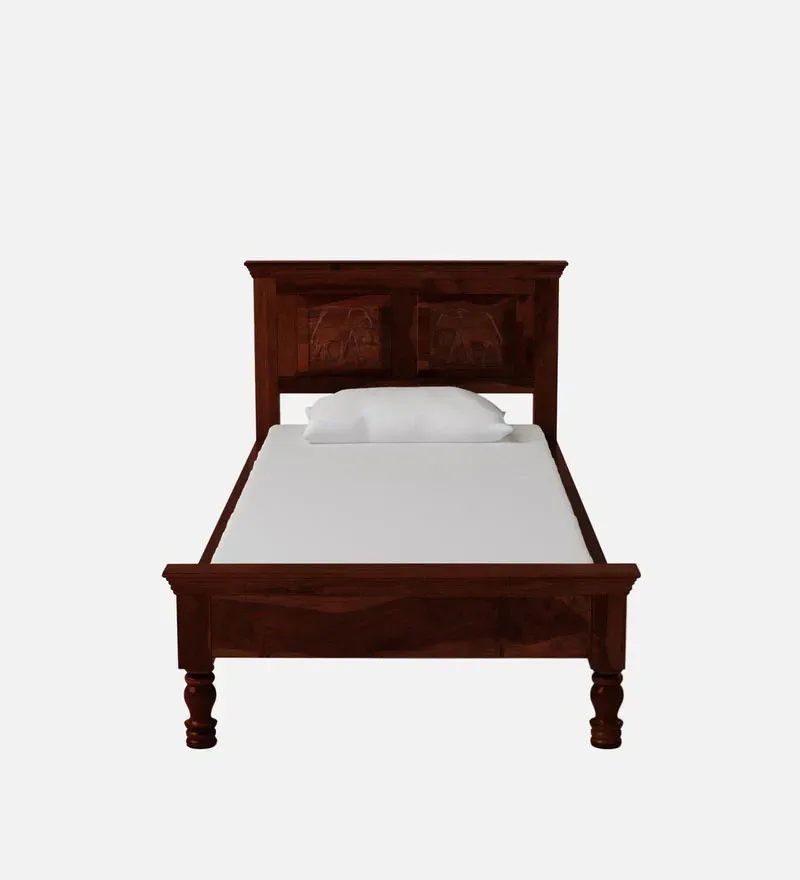 Airavana Sheesham Wood Single Bed In Honey Oak Finish.jpg2.webp