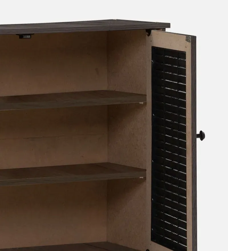 Almo 3 Door Shoe Cabinet in Fleton Oak Finish.jpg5.webp