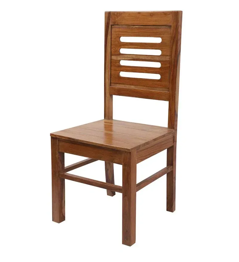 Amaze Solid Wood Dining Chair In Teak Finish (Set Of 2).jpg2.webp