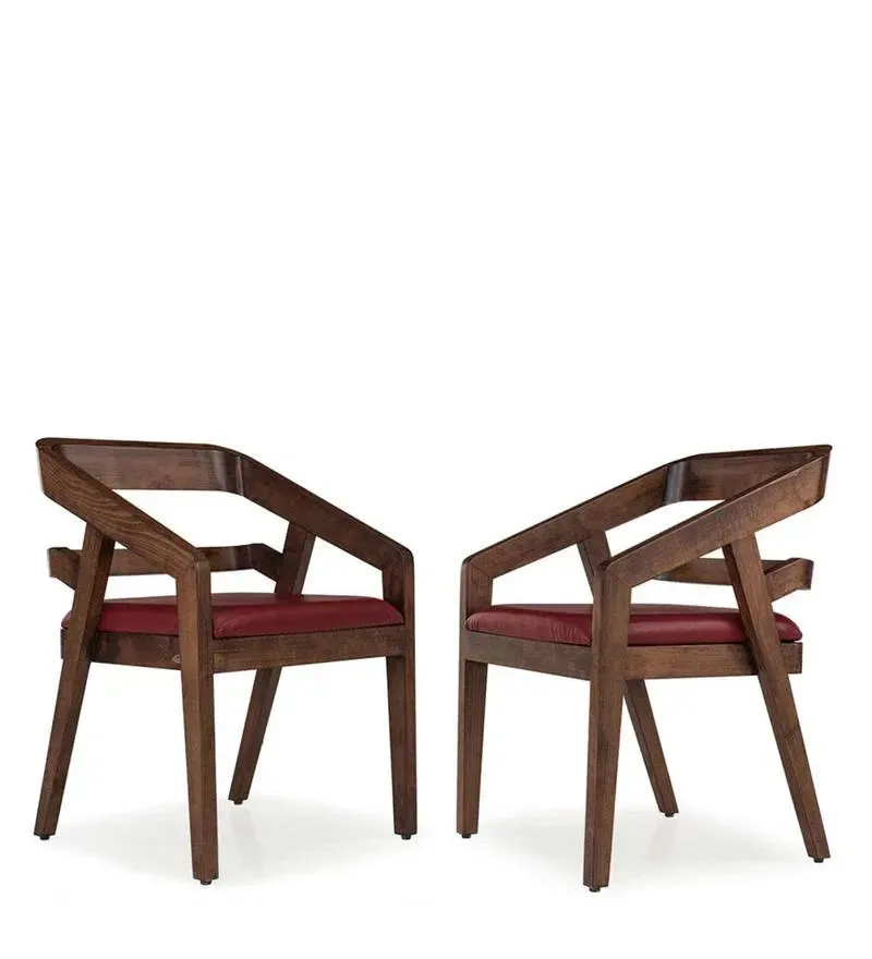 Amelia Solid Wood Dining Chair In Burgundy Finish (Set Of 2).jpg3.webp