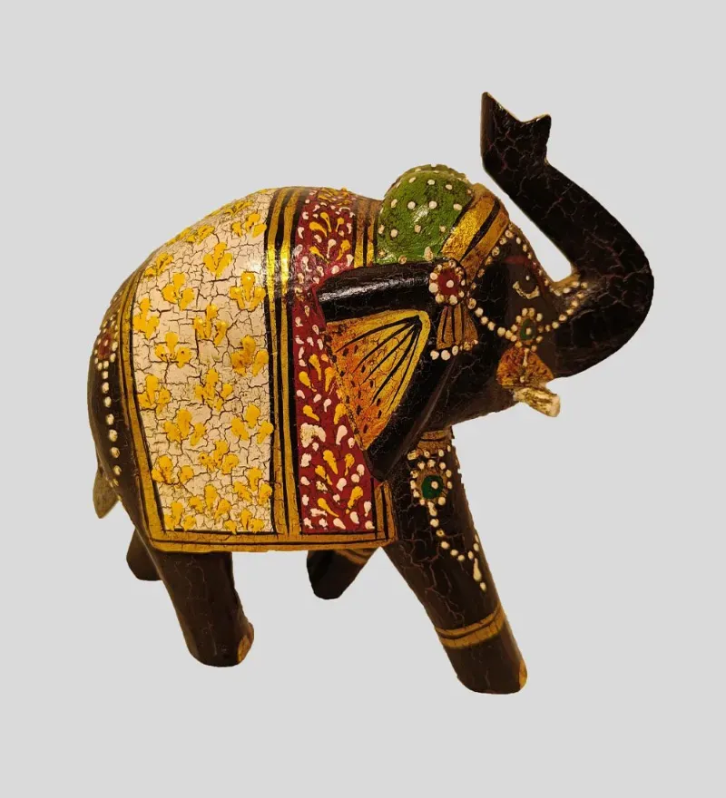 Antique-Texture-Handmade-Multicolor-Elephant1.webp