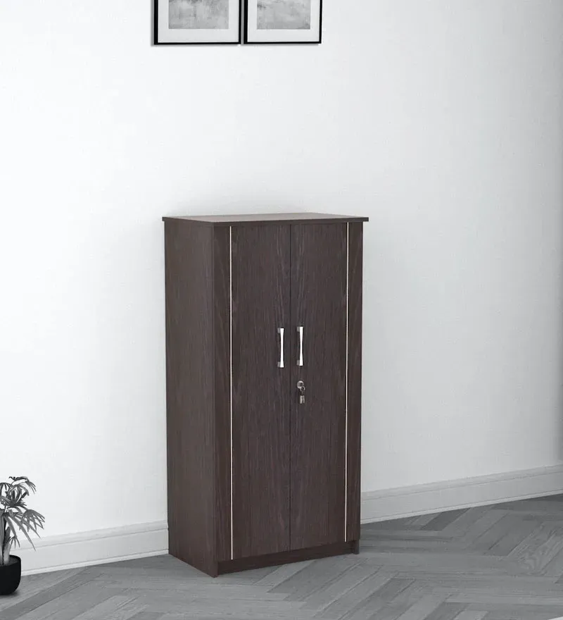 Atlas Small Book Case In African Oak Finish.webp