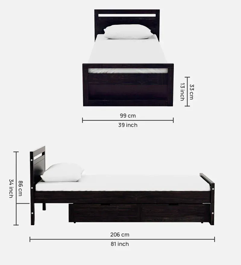Avian Sheesham Wood Single Bed In Warm Chestnut Finish With Drawer Storage.jpg1.webp