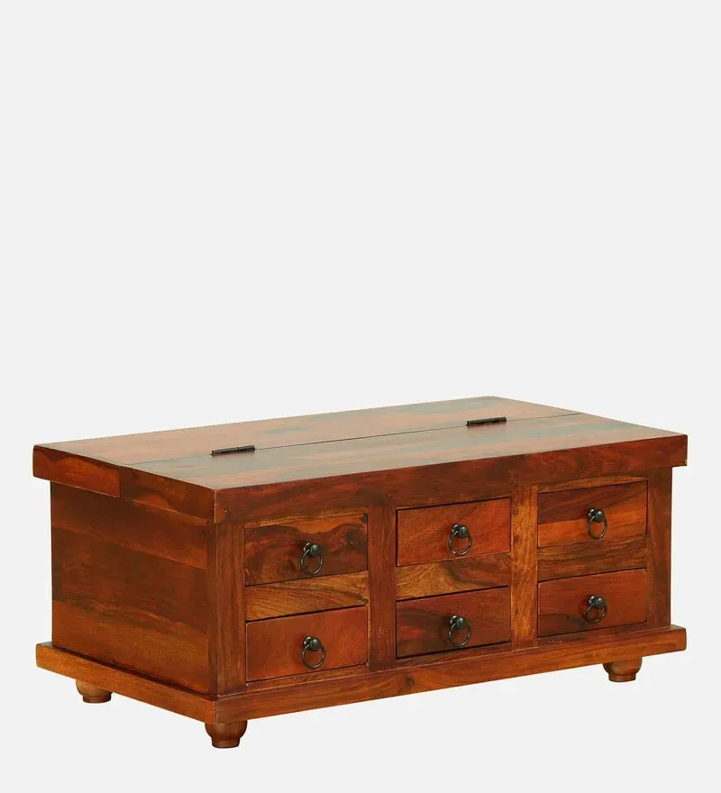 Barkston Sheesham Wood Coffee Table In Honey Oak Finish With Storage.jpg2.webp