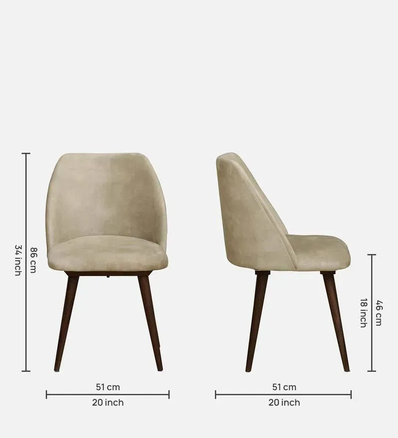 Bicasso Fabric Dining Chair In Natural Finish (Set Of 2).jpg1.webp