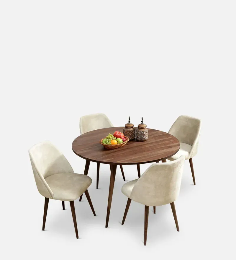 Bicasso Sheesham Wood 4 Seater Dining Set in American Walnut Finish.jpg13.webp