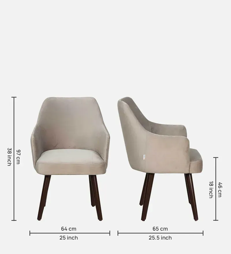Bolivar Velvet Fabric Dining Chair In Ash Grey Colour.jpg1.webp