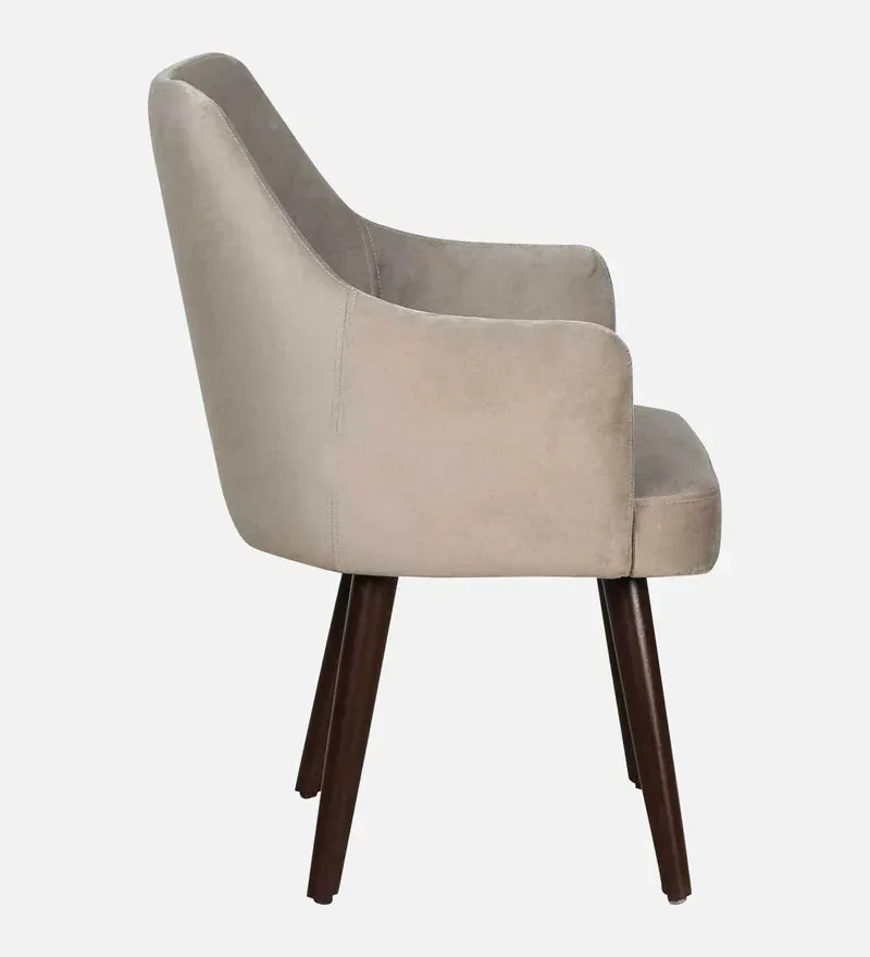 Bolivar Velvet Fabric Dining Chair In Ash Grey Colour.jpg4.webp
