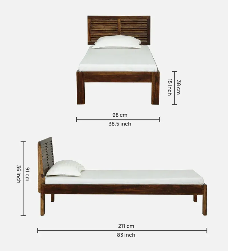Bordeaux Sheesham Wood Single Bed In Provincial Teak Finish.jpg1.webp