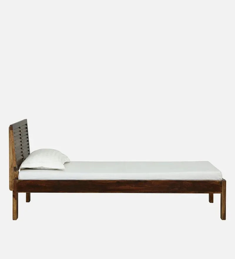 Bordeaux Sheesham Wood Single Bed In Provincial Teak Finish.jpg4.webp