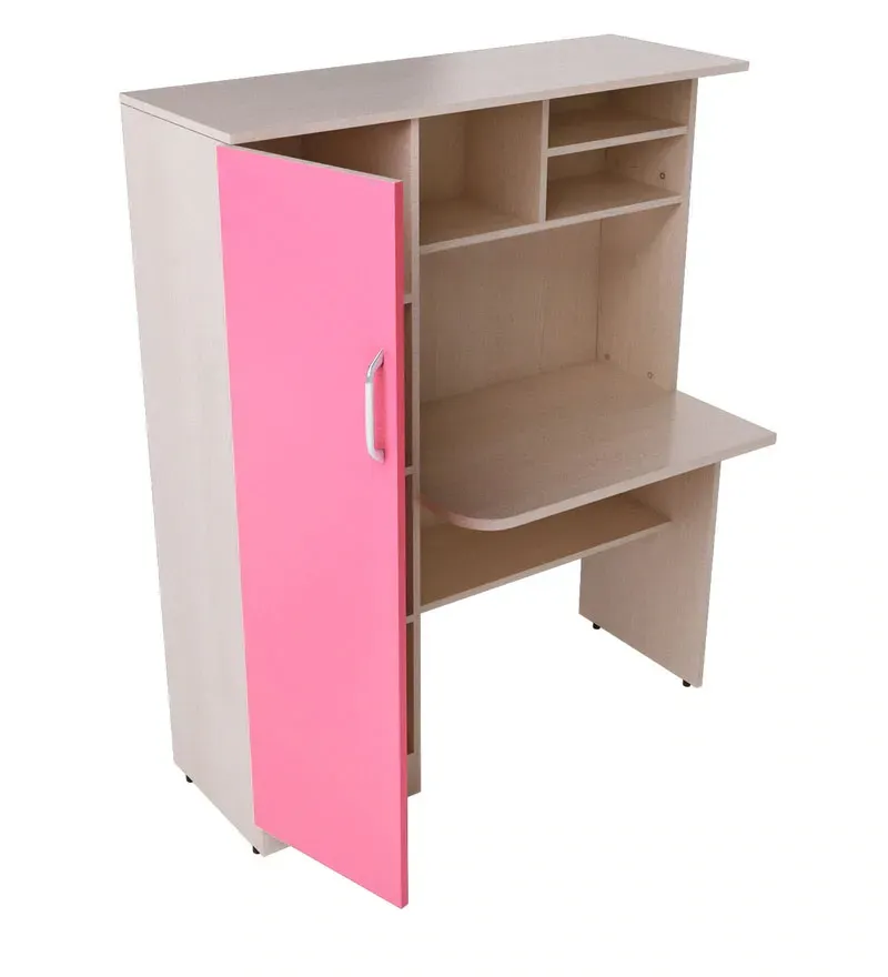 Boston Kids Study Table in Sandy Sawline & Pink Finish.jpg2.webp