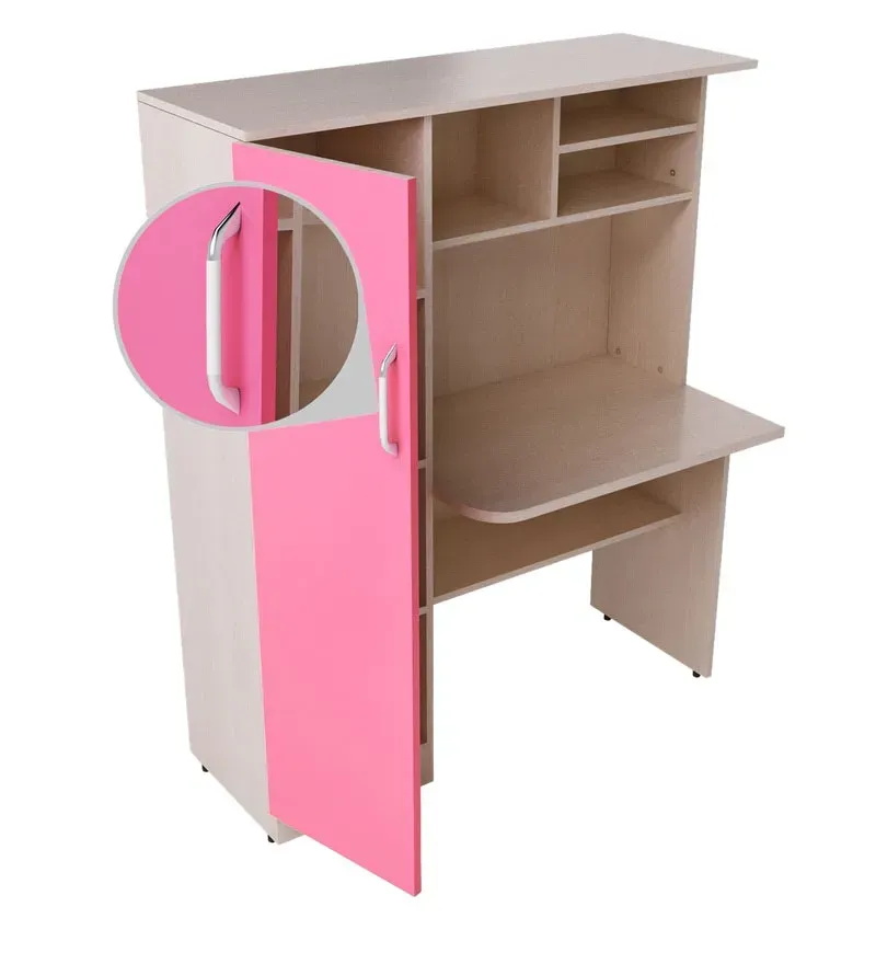 Boston Kids Study Table in Sandy Sawline & Pink Finish.jpg7.webp