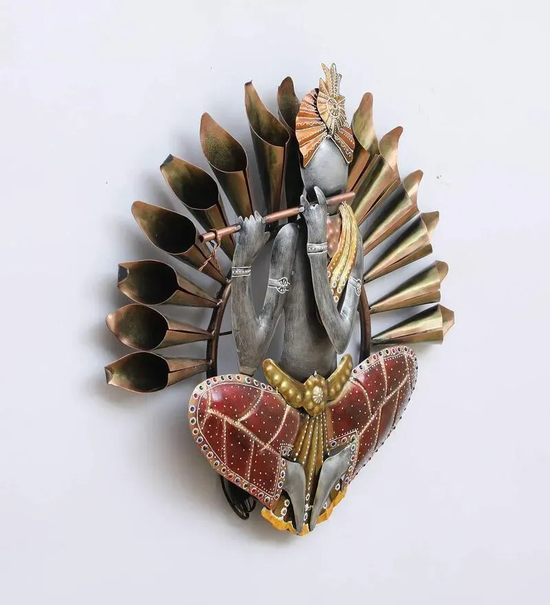 Brown Iron Krishna Wall Art.jpg4.webp