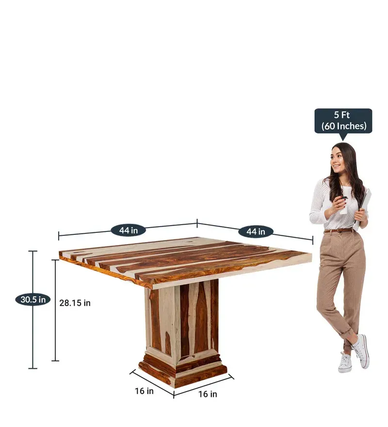 Callisto Sheesham Wood 4 Seater Dining Set in Vintage White & Teak Finish.jpg2.webp