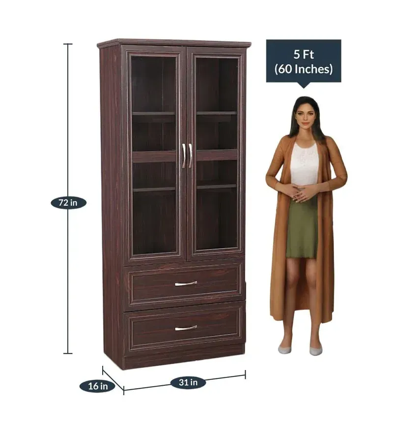 Camilla Book Case in Brown Finish.jpg2.webp