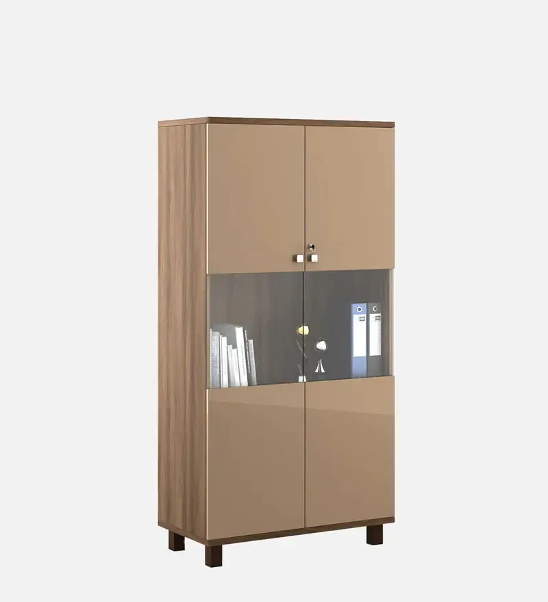 Chief Book Case in Walnut Bronze and Cappuccino Finish.jpg2.webp