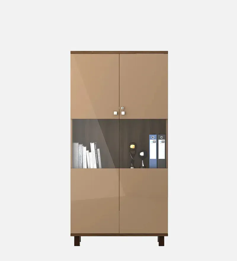 Chief Book Case in Walnut Bronze and Cappuccino Finish.jpg3.webp