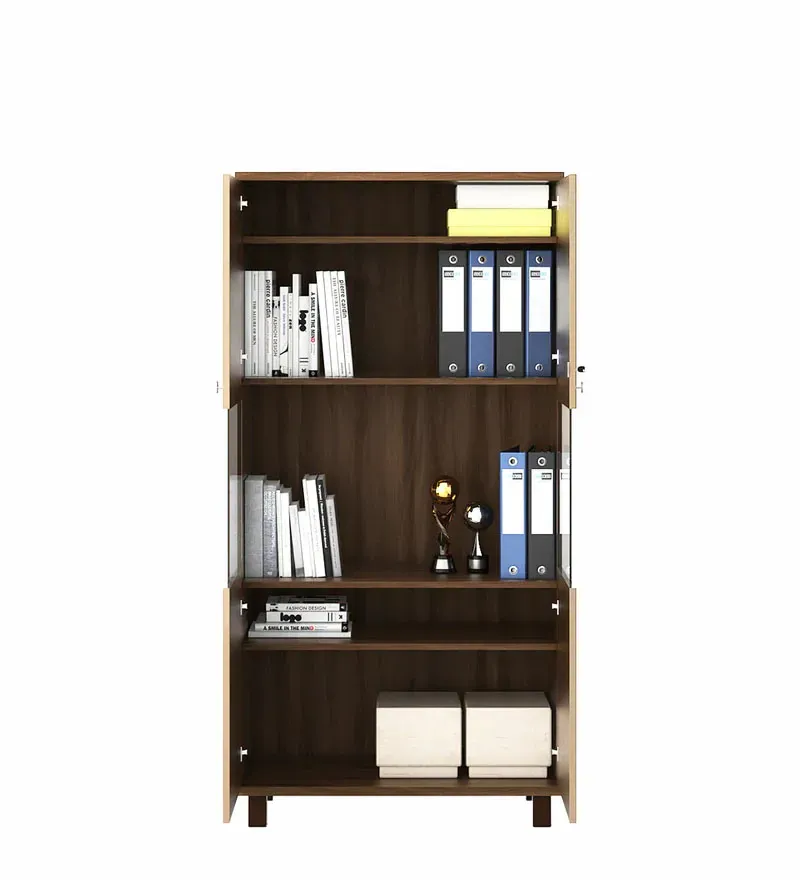Chief Book Case in Walnut Bronze and Cappuccino Finish.jpg5.webp