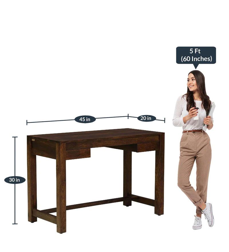 Claire Solid Wood Study Table In Provincial Teak Finish2.jpg