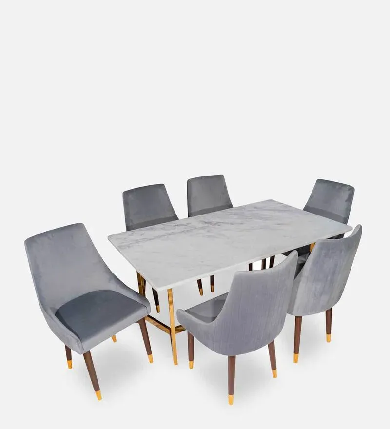 Classic Mylo Metal 6 Seater Dining Set in Glossy Gold Finish.jpg1.webp