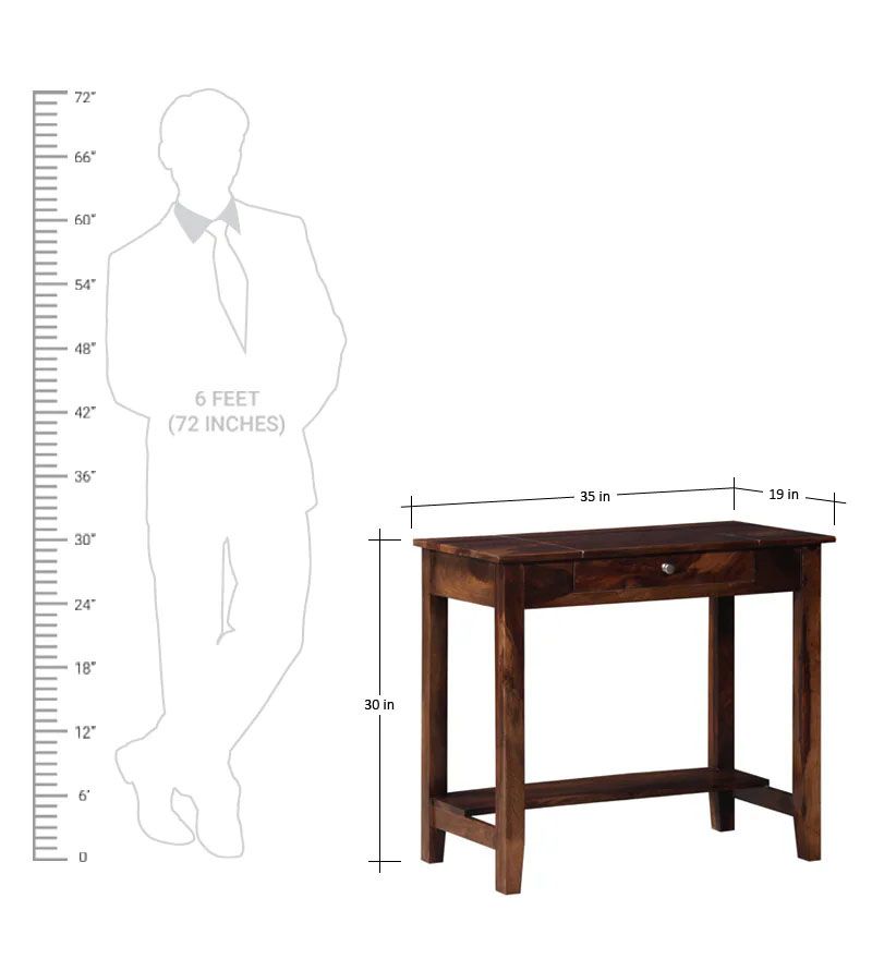 Connell Solid Wood Study Table In Provincial Teak Finish2.jpg