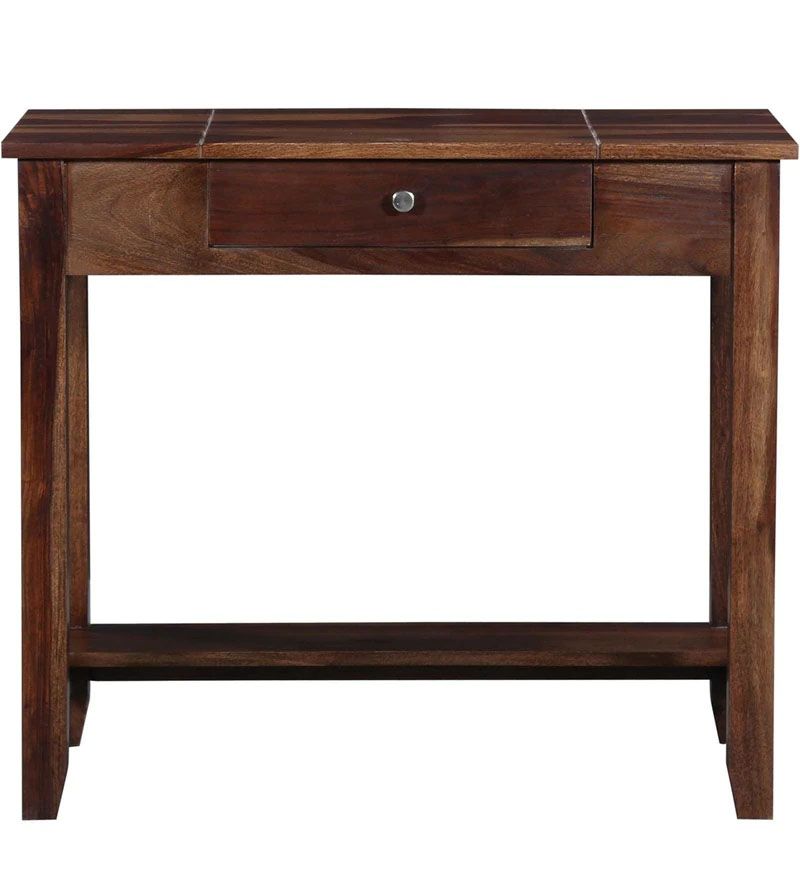 Connell Solid Wood Study Table In Provincial Teak Finish4.jpg