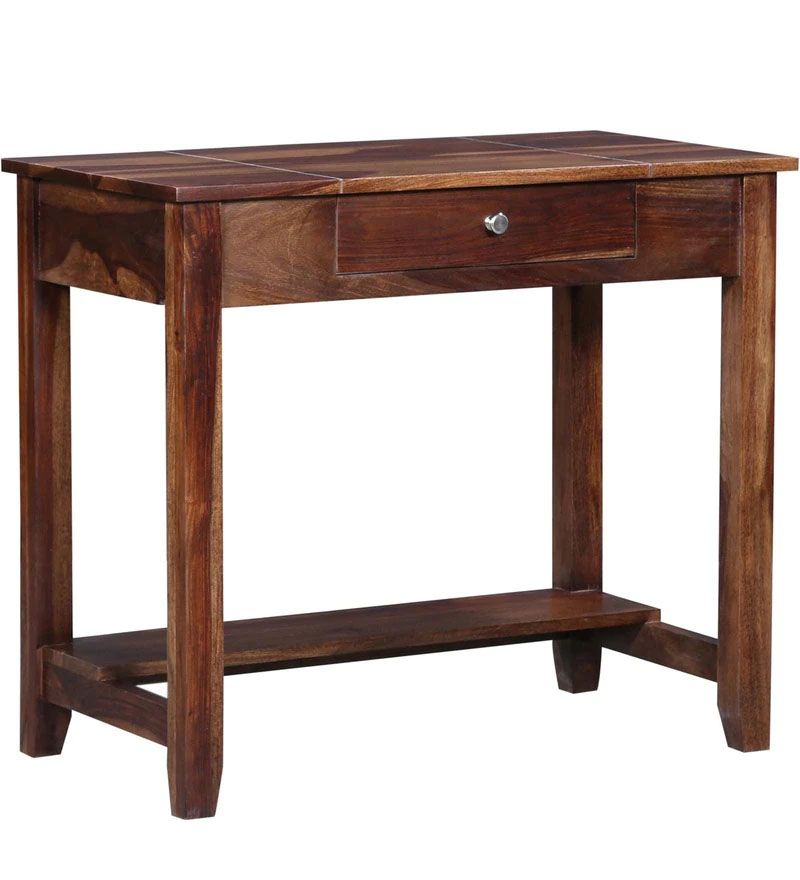 Connell Solid Wood Study Table In Provincial Teak Finish5.jpg
