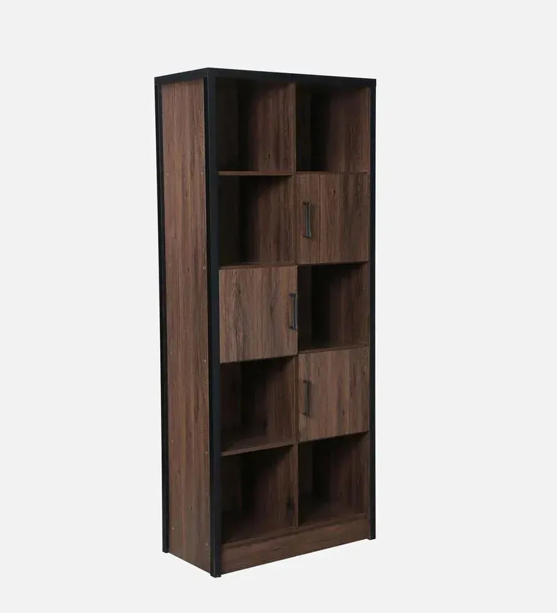 Dai Book Case in Brown Oak Finish.jpg2.webp