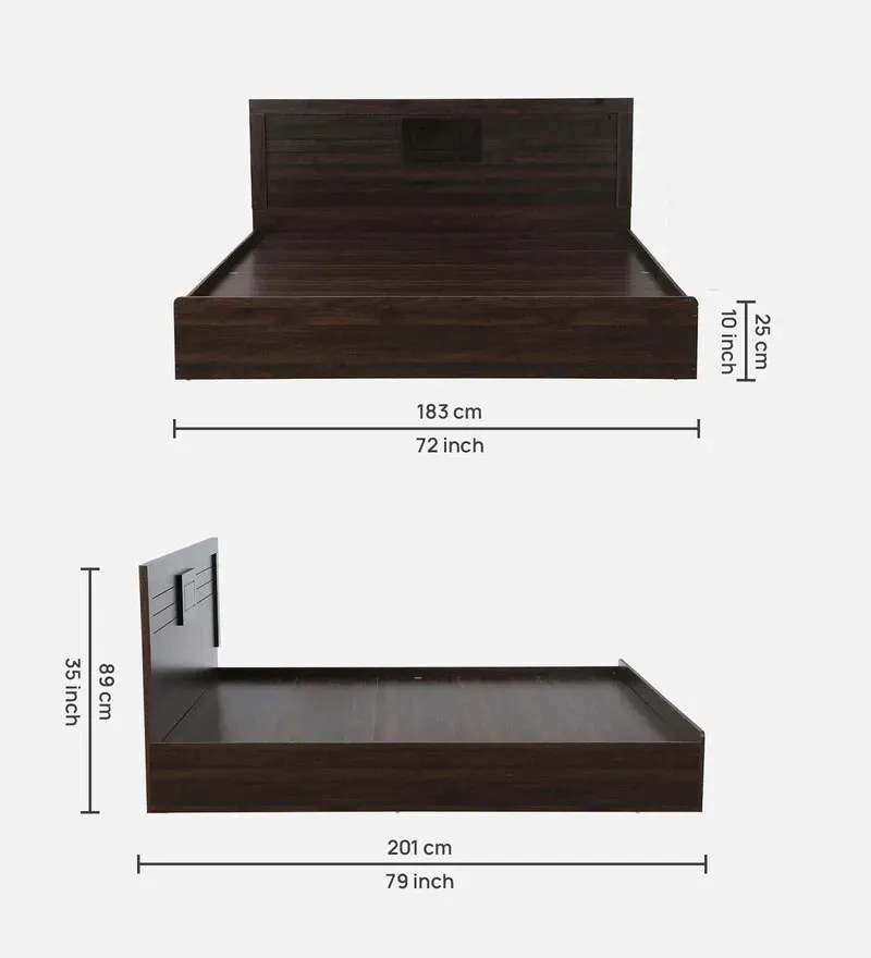 Daichi King Size Bed in Wenge Finish with Box Storage + One Bedside Table.jpg1.webp