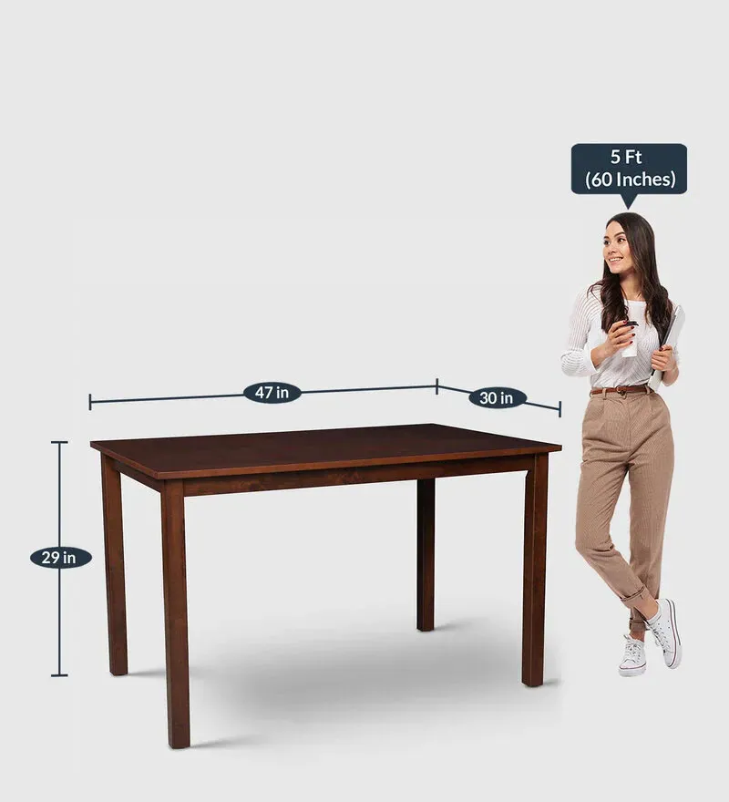 Daisy Solid Wood 4 Seater Dining Set in Wenge Finish with Bench.jpg3.webp