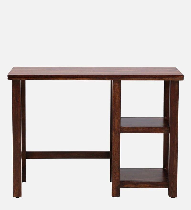Devito Solid Wood Writing Table In Provincial Teak Finish3.jpg