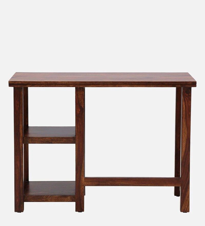 Devito Solid Wood Writing Table In Provincial Teak Finish5.jpg