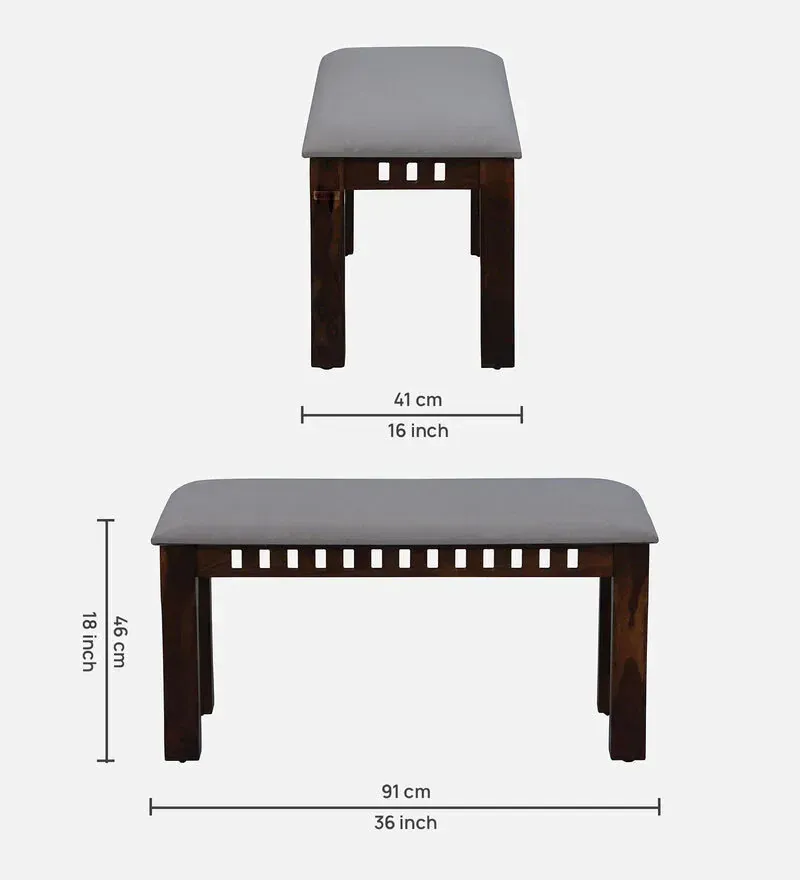 Drusilla Sheesham Wood 4 Seater Dining Set In Provincial Teak Finish With Bench.jpg3.webp