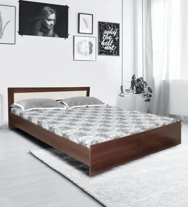 Dylan King Size Bed in Walnut & Dream White Finish.webp