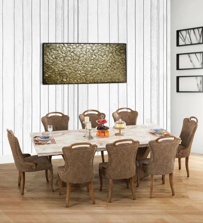 Elanor 8 Seater Marble Top Dining Set in Brown Colour.jpg13.webp