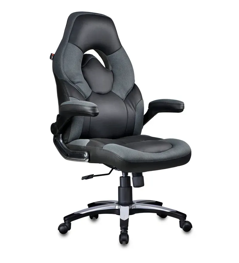 Elegant Designer Gaming chair in grey.jpg5.webp