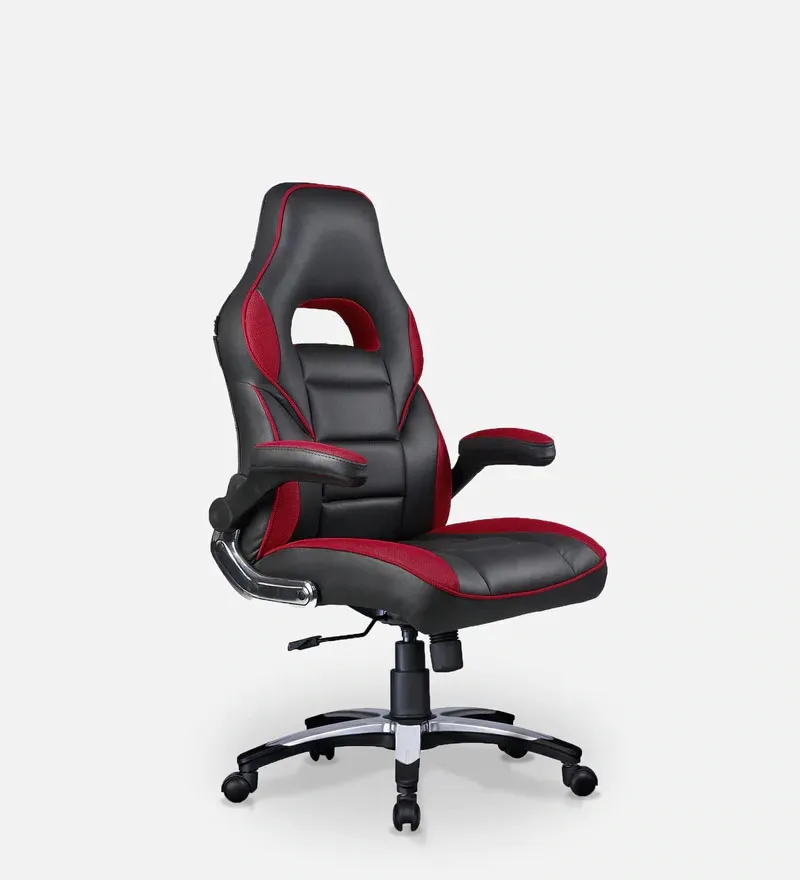 Elegant Leatherette Gaming Chair in Black & Red Colour.jpg8.webp