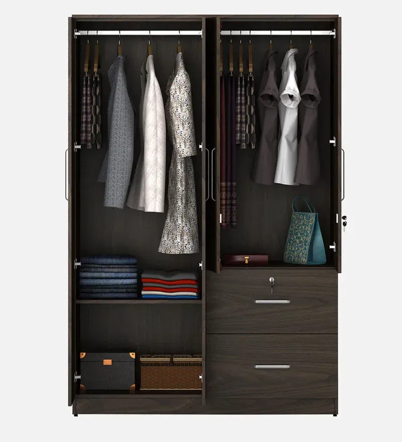 Emika 4 Door Wardrobe in Urban Walnut Finish.jpg6.webp