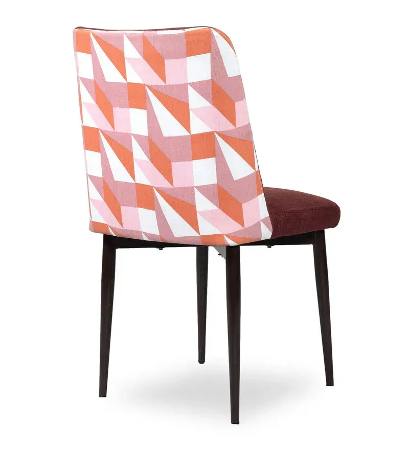 Emil Fabric Dining Chair In Maroon Colour.jpg6.webp