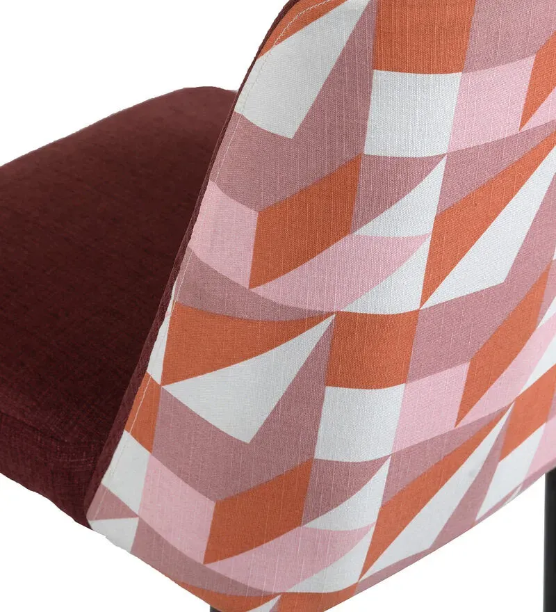 Emil Fabric Dining Chair In Maroon Colour.jpg8.webp