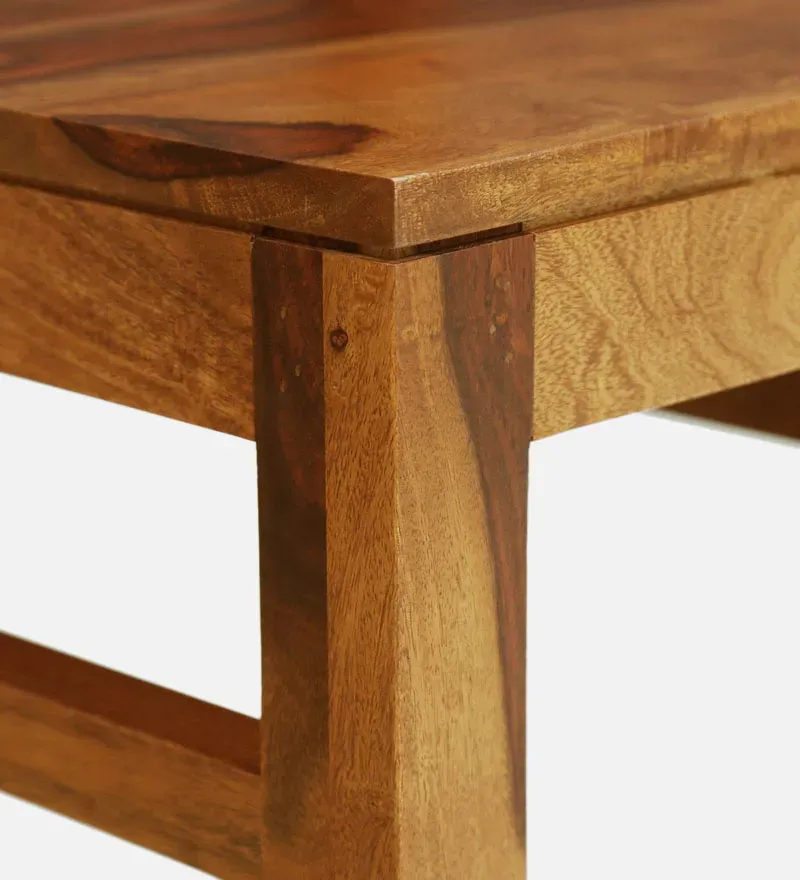 Enkel Sheesham Wood 6 Seater Dining Set In Rustic Teak Finish.jpg11.webp