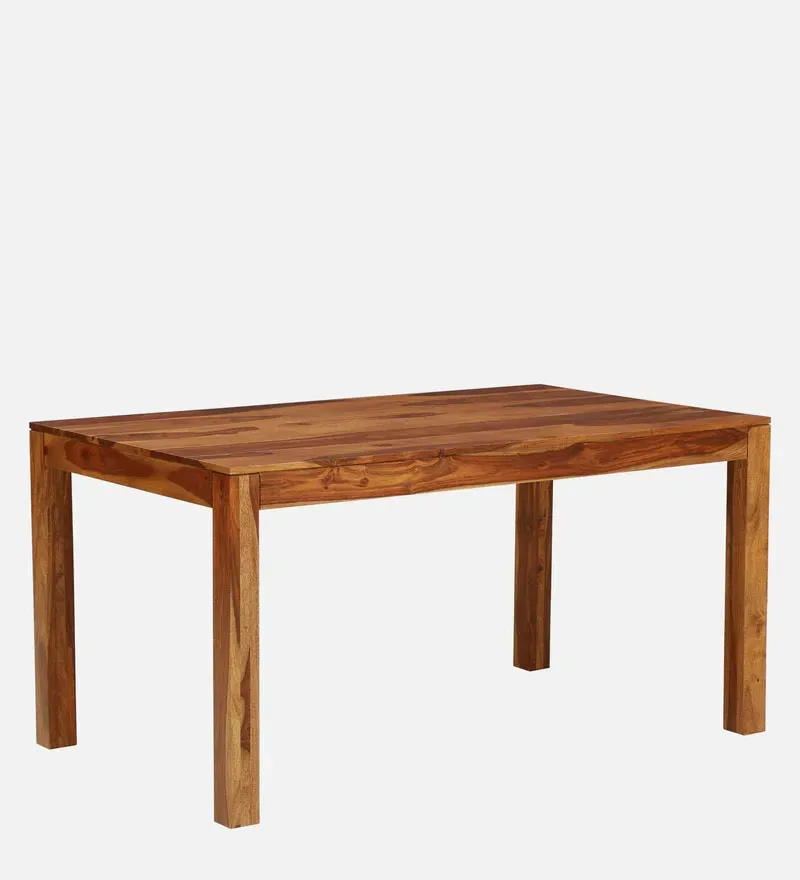 Enkel Sheesham Wood 6 Seater Dining Set In Rustic Teak Finish.jpg3.webp