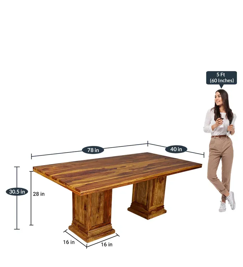 Enrico Sheesham Wood 6 Seater Dining Set in Teak Finish.jpg2.webp