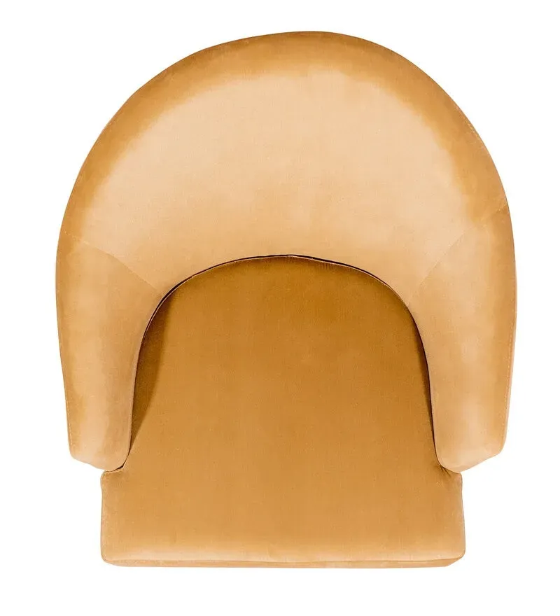 Estella Teak Wood Chair Fabric Dining Chair In Brown Colour.jpg7.webp