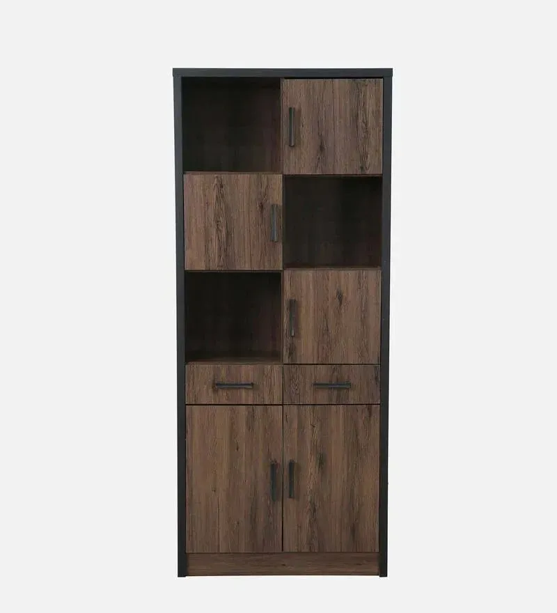 Etsu Book Case in Brown Oak Finish.jpg3.webp